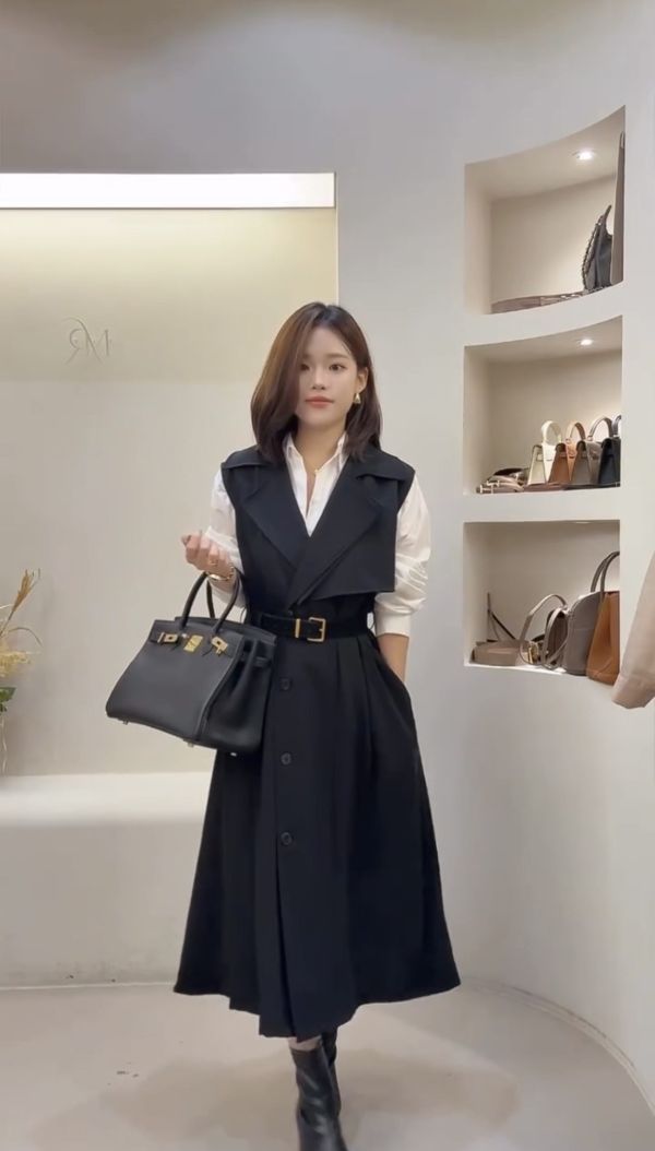 高質感四季風衣背心外套(2 colors) 高質感四季風衣背心外套