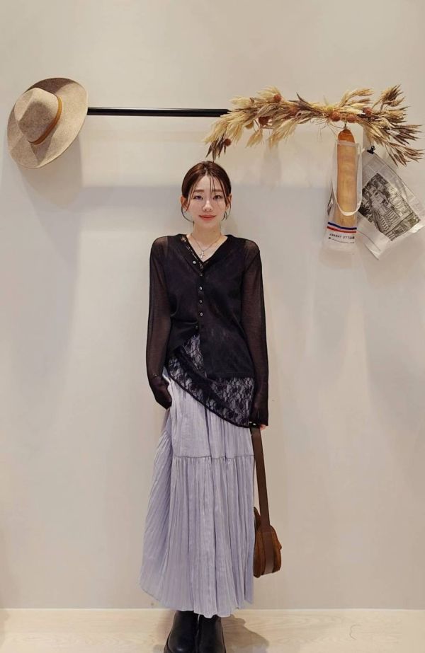 仙女的光澤感傘裙（3 colors） 仙女的光澤感傘裙