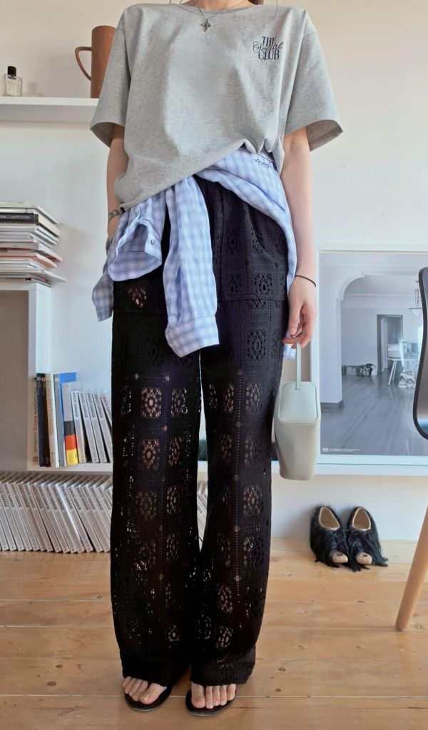 小仙女的蕾絲長褲(2 colors) 小仙女的蕾絲長褲