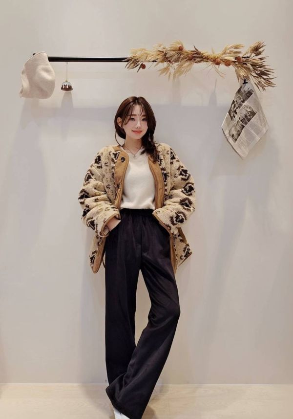 休閒長腿加絨燈芯絨長褲(4 colors) 休閒長腿加絨燈芯絨長褲