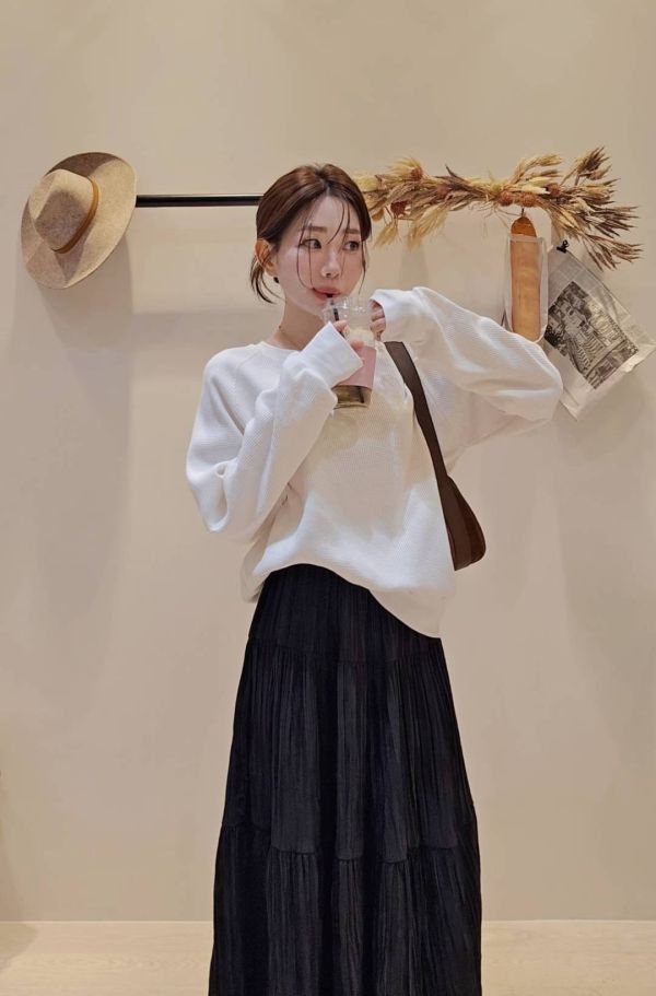 仙女的光澤感傘裙（3 colors） 仙女的光澤感傘裙