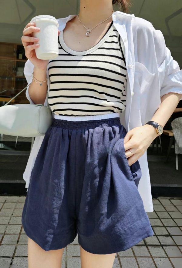 夏日必備休閒短褲（4 colors） 夏日必備休閒短褲