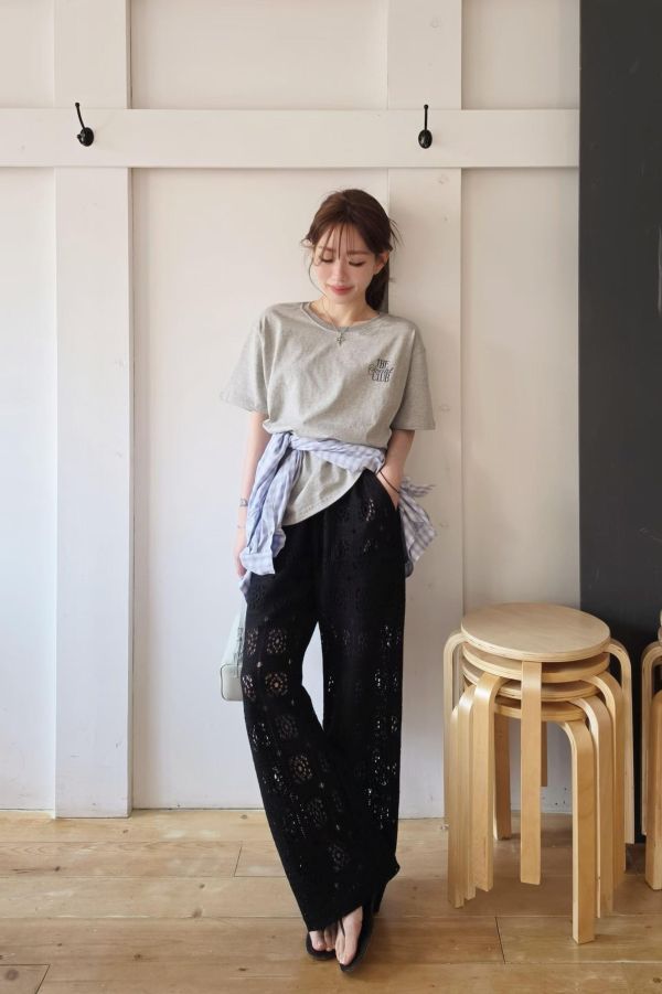 小仙女的蕾絲長褲(2 colors) 小仙女的蕾絲長褲