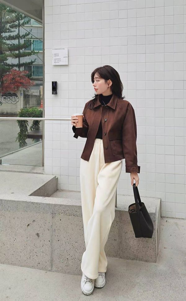 休閒長腿加絨燈芯絨長褲(4 colors) 休閒長腿加絨燈芯絨長褲