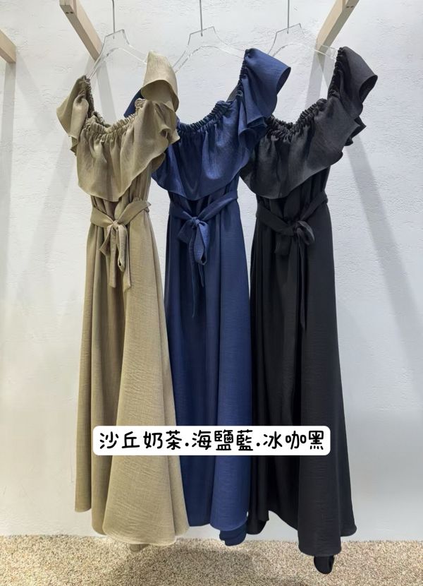 夏日度假氛圍感兩穿洋裝（3 colors） 夏日度假氛圍感兩穿洋裝