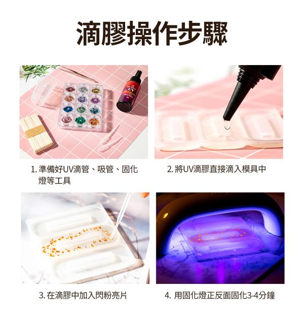 巧巧第四代高透水晶UV滴膠（無氣味稀釋硬膠）紫外線固化 紫外線膠,UV膠,水晶膠,鑽石膠,超清膠,飾品製作,創作材料,紫外線UV膠,立體工藝品,DIV手作材料