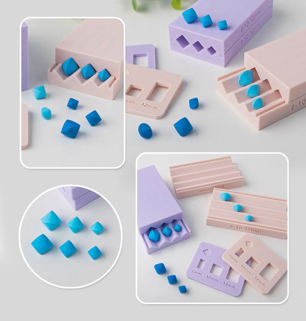 軟陶菱形珠手搓模具 (贈取量器) 黏土工具,陶藝工具,創作工具,雕塑刀,陶土工具,雕塑工具,精雕油泥工具,雕刻塑刀,軟陶工具,彩妝工具,上色工具,耳環製作,DIY創作