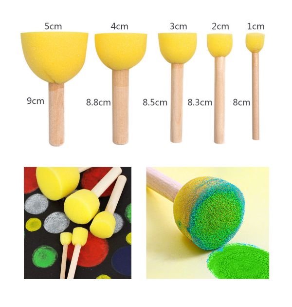 美術陶藝圓形海綿/印章蘑菇海綿 美甲用品,沾粉筆,粉撲,腮紅筆,美甲筆,化妝筆,畫筆,海綿筆,海綿,黃色海綿,圓形海綿,,印章蘑菇海綿,棍棒海綿,繪畫海綿,蝶古巴特,清潔海綿,汽車海綿