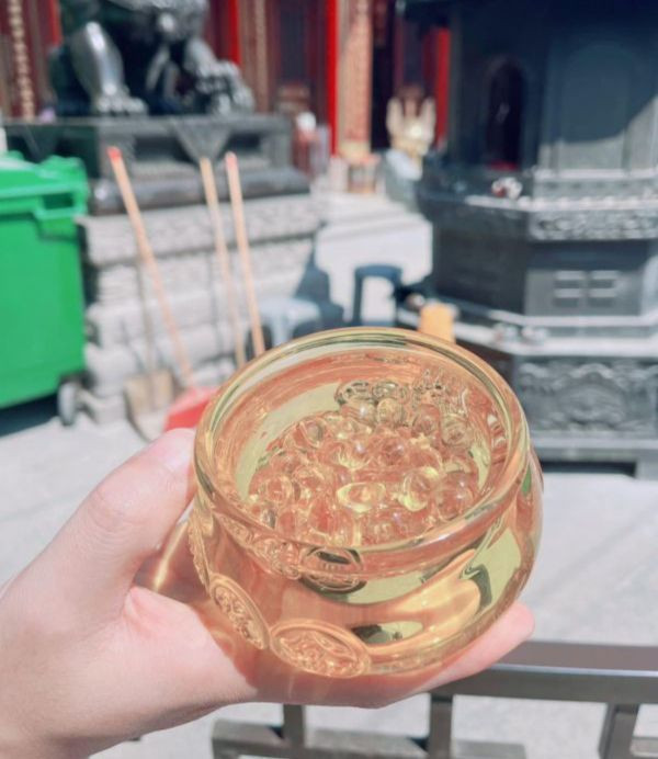 正能量多彩水晶樹 / 招財金箔鳳梨/葫蘆/一桶金擺飾 