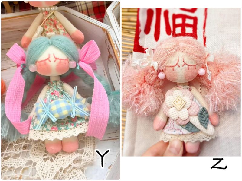 暖子獨家 手工暖娃娃吊飾/胸針 / 每月更新 