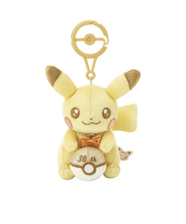 日本寶可夢30週年紀念玩偶+吊飾2件組 / (絕版現貨)日本超強棋士藤井聡太x皮卡丘 寶可夢 王將玩偶 