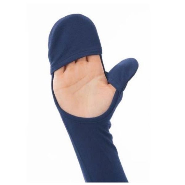 日本 抗UV涼感手掌挖空袖套 60cm /2雙一組 （黑色/深藍色 顏色任選） 