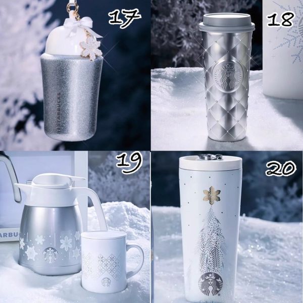 上海星巴克 最新冬季雪花系列 