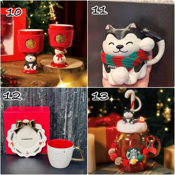 上海星巴克 最新冬季雪花系列 