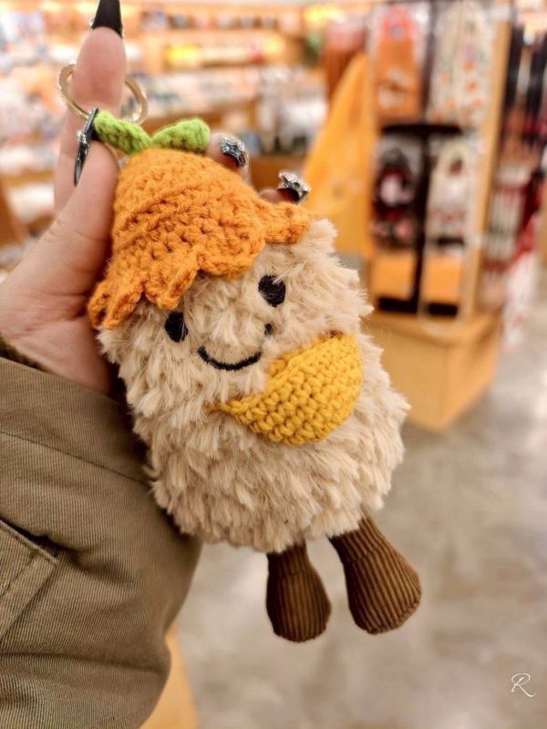 Jelly Cat 濟州島限定花生吊飾/ 名媛限定微笑柏金包包 / 翻玩款包包 