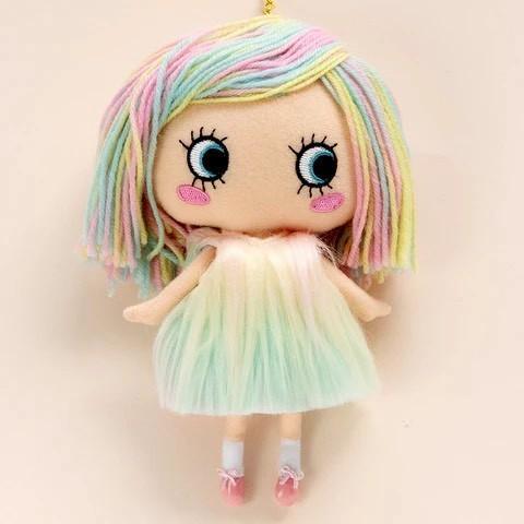 日本人氣ilemer大眼娃 x 雙子星 聯名娃娃吊飾 / 10週年限定彩虹娃娃吊飾 