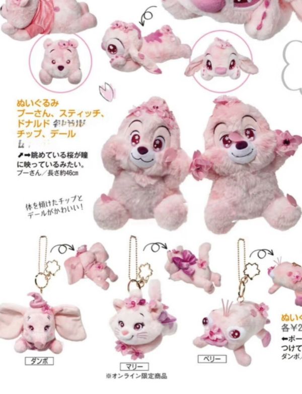 日本迪士尼 櫻花 史迪奇/維尼 2024-2026 周邊 