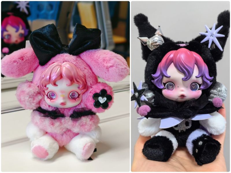 泡泡瑪特 SKULLPANDA SP光織園 / 溫度系列 / 冬日樂章 盲盒 訂製款鑰匙吊飾 / 車掛 / 家用掛飾 / 永生花夜燈 