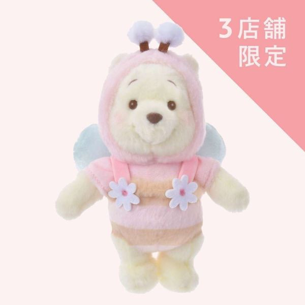 日本迪士尼 萬聖節調皮鬼維尼 /  蜜蜂維尼花朵吊帶褲 / 櫻花維尼 周邊 