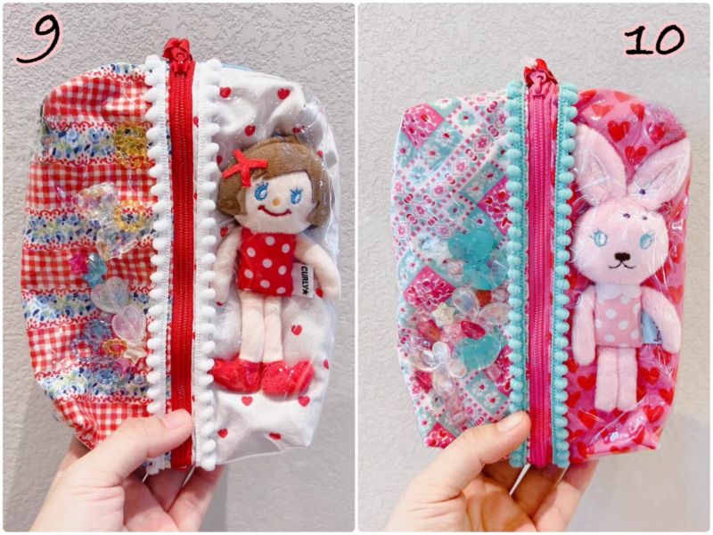 Curly collection 日本製 代官山 人氣手工娃娃品牌 超可愛 限量娃娃手作吊飾收納包化妝包 / 每月更新 (2) 