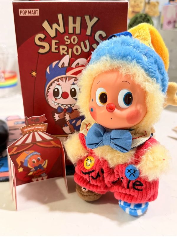 泡泡瑪特 綜合人物系列:馬戲團系列 搪膠吊飾盲盒/Labubu 哭娃 星星人 DIMOO MOLLY人物大集合