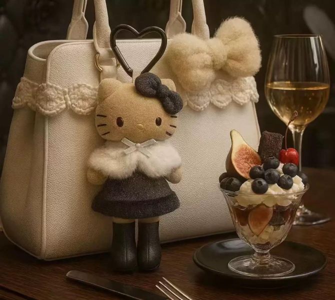 三麗鷗 長腿系列吊飾 Kitty/美樂蒂/庫洛米/羊咩咩 