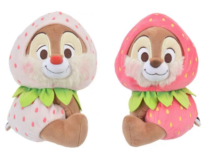 日本迪士尼 有香味的草莓系列 瑪麗貓/兔子/奇奇蒂蒂 