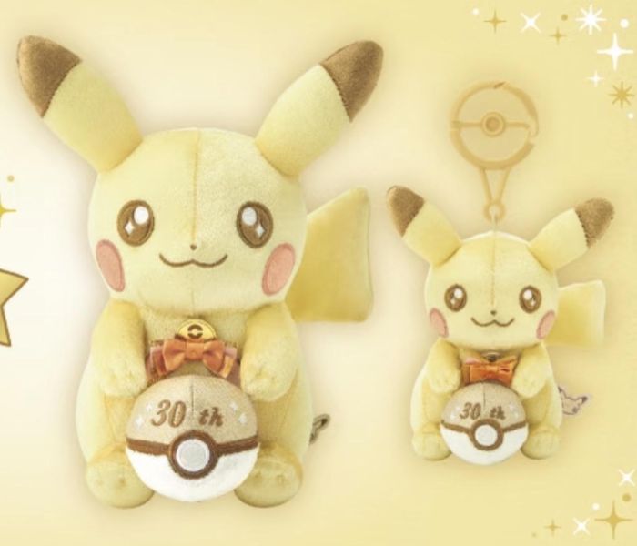 日本寶可夢30週年紀念玩偶+吊飾2件組 / (絕版現貨)日本超強棋士藤井聡太x皮卡丘 寶可夢 王將玩偶 