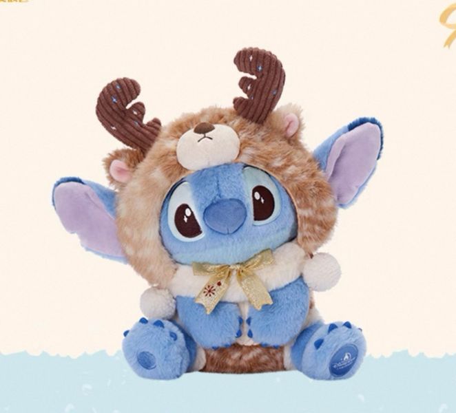 日本迪士尼 絕版史迪奇 合輯 粉紅玫瑰絨史迪奇抱小金 / 星星眼 史迪奇 / 蝴蝶結史迪奇照鏡子抱小金 / 睡衣史迪奇 / 上海迪士尼 限定款史迪奇 