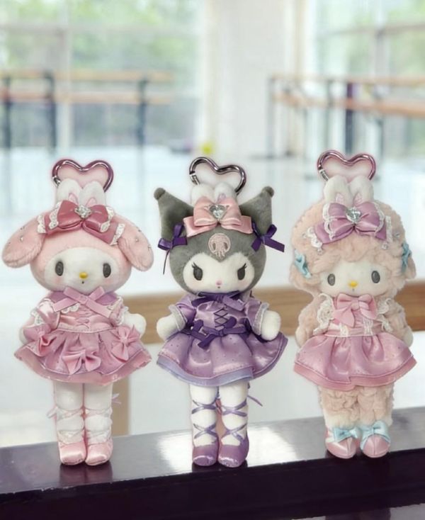 三麗鷗 長腿系列吊飾 Kitty/美樂蒂/庫洛米/羊咩咩 