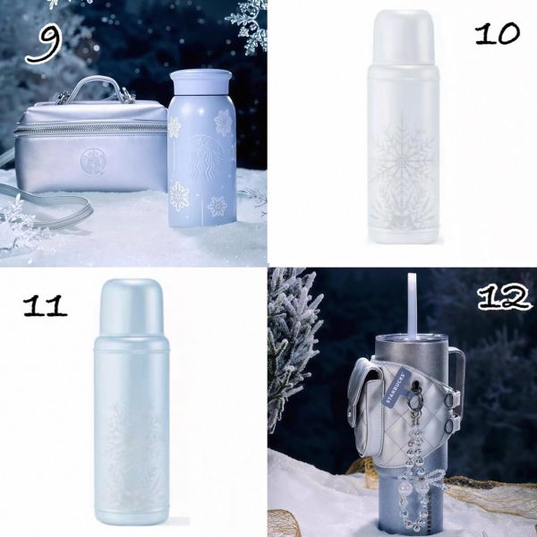 上海星巴克 最新冬季雪花系列 