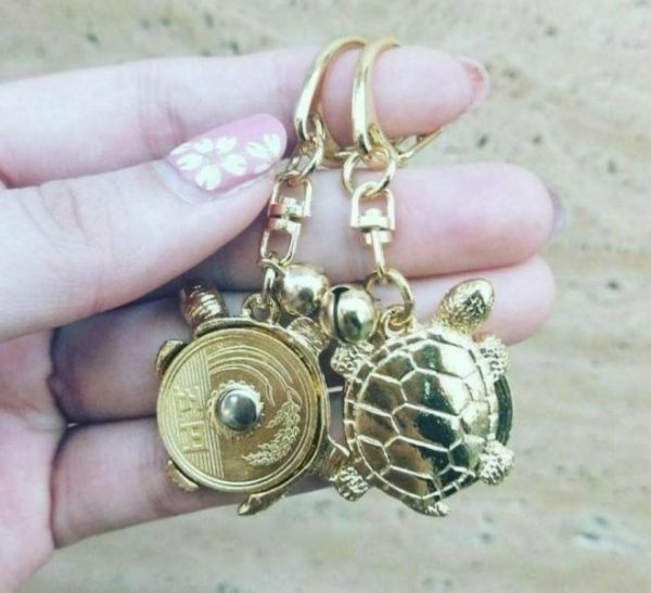 招財金箔鳳梨/葫蘆/一桶金擺飾 / 正能量多彩水晶樹 