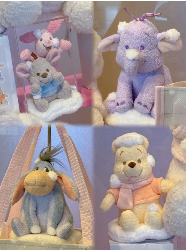 日本迪士尼 冬季維尼 /  微亮光粉藍夢幻維尼 系列周邊 