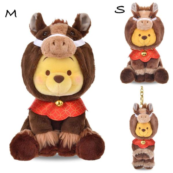 日本迪士尼 2026年馬年維尼 / 蛇年 龍年 兔年 維尼 馬年維尼,馬年史迪奇,2026年新年