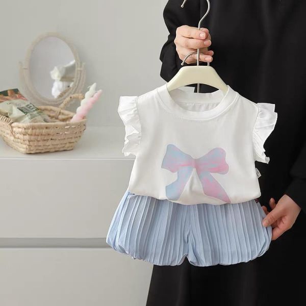 大蝴蝶短袖套裝 