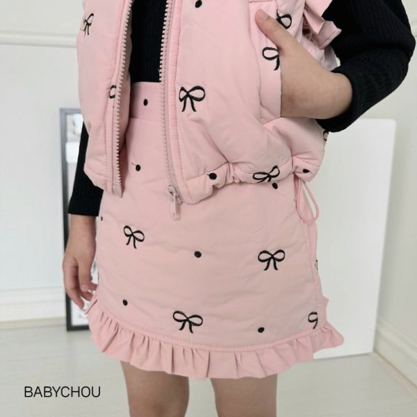 BABYCHOU蝴蝶結短裙 