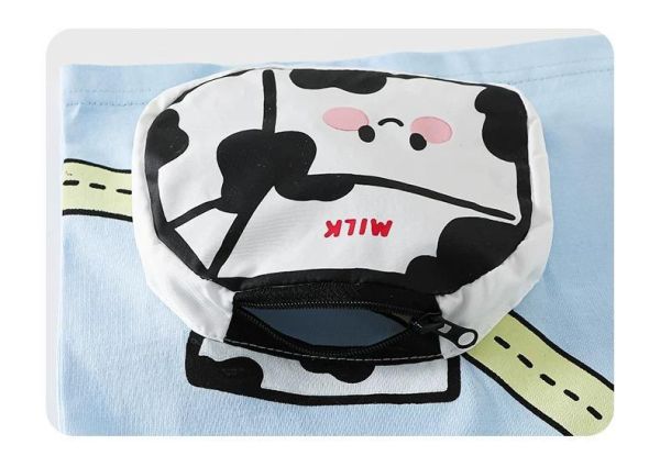 純棉繽紛小包食物短T 