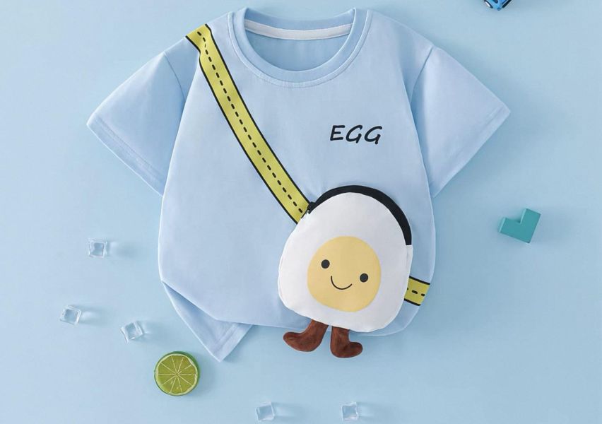 純棉立體水果短T 