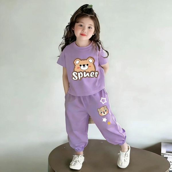 純棉小熊休閒套裝 