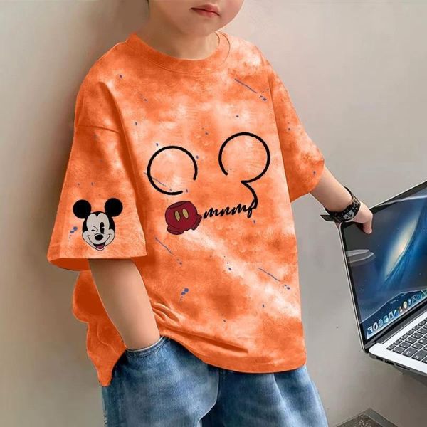 純棉宣染米奇短T 