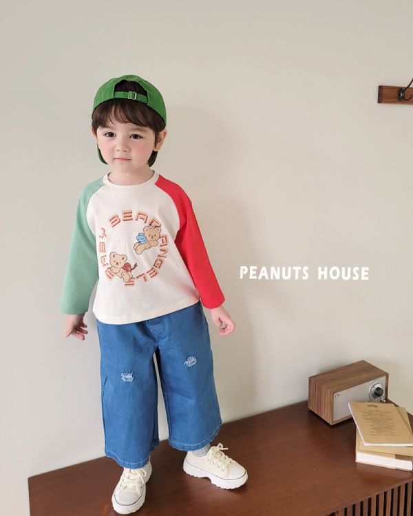 PEANUTS 撞色天使熊上衣 