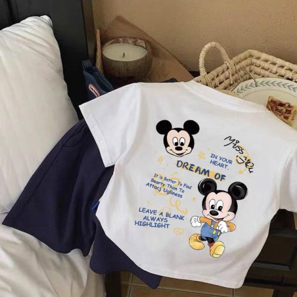 純棉雙面米奇短袖T 