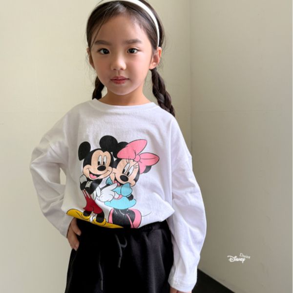 DSAINT  迪士尼聯名米奇米妮薄長T 