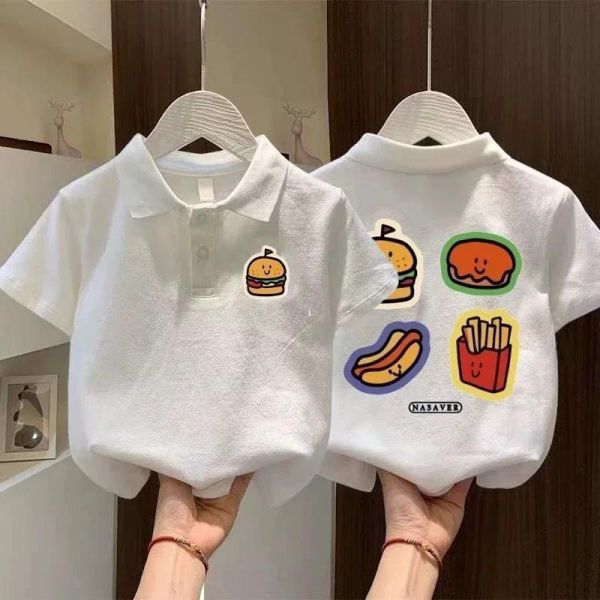 純棉雙面漢堡短袖T 