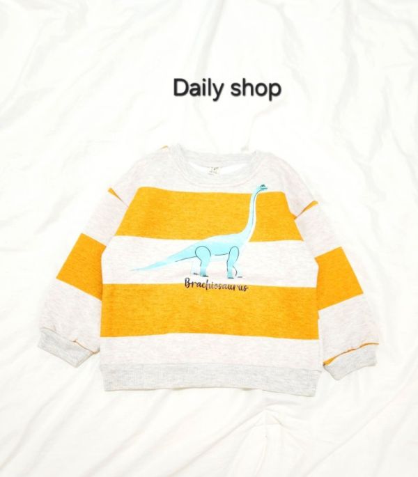 DAILY SHOP 微絨恐龍上衣 