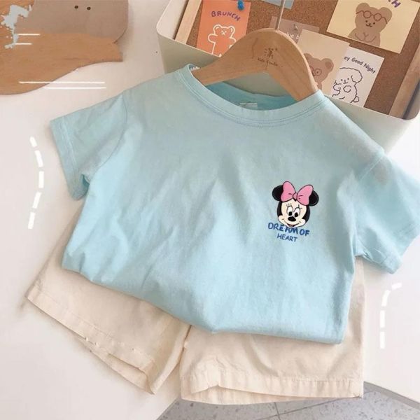 純棉雙面米妮寶短T 