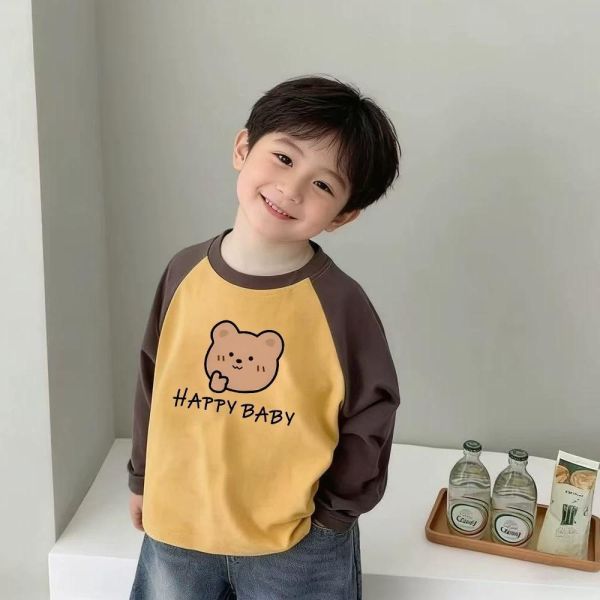 Happy Baby熊長袖薄T 