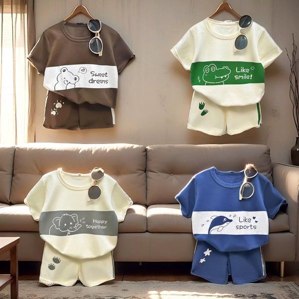 韓版動物休閒套裝 