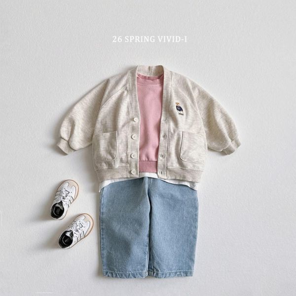 正韓-小熊刺繡口袋外套(VIVID) 