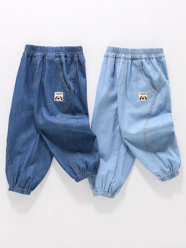 小狗標籤牛仔褲 
